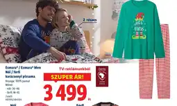 Lidl Esmara® / Esmara® Men Női / férfi karácsonyi pizsama ajánlat