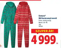 Lidl Esmara® Női karácsonyi overál ajánlat