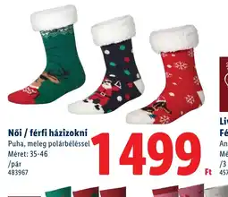 Lidl Női / férfi házizokni ajánlat
