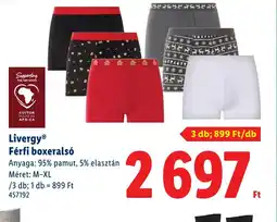 Lidl Livergy® Férfi boxerals ajánlat