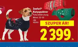 Lidl Zoofari Kutyapulver ajánlat