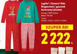 Lidl Lupilu® / Esmara® Kids Kisgyermek / gyermek karácsonyi pizsama ajánlat