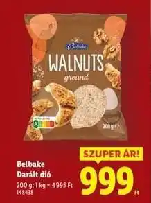 Lidl BELBAKE Darált dió ajánlat