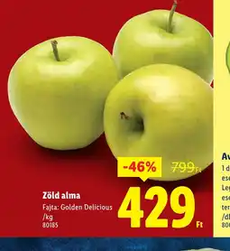 Lidl Zöld alma ajánlat