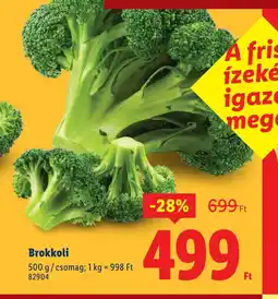Lidl Brokkoli ajánlat