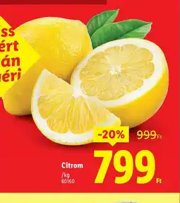 Lidl Citrom ajánlat