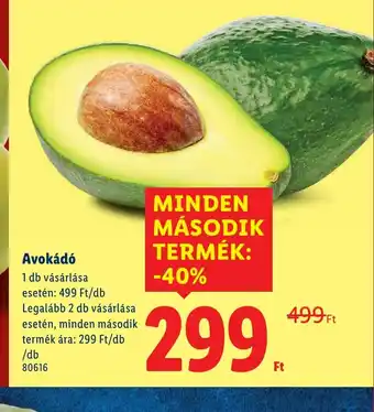 Lidl Avokád ajánlat