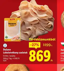 Lidl Dulano Lehetvékony szeletek ajánlat