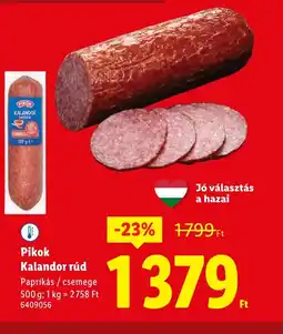 Lidl Pikok Kalandor rúd ajánlat