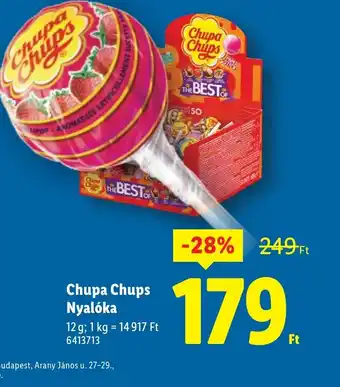Lidl Chupa Chups Nyalka ajánlat