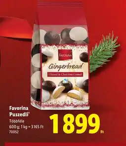 Lidl Favorina Puszedli ajánlat