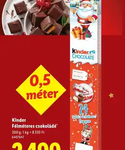 Lidl Kinder Félméteres csokoládé ajánlat