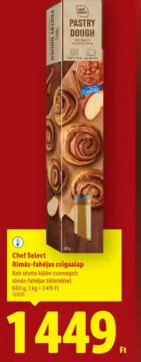 Lidl Chef Select Almás-fahéjas csigaalap ajánlat