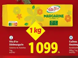 Lidl Vita D'or Sütőmargarin ajánlat