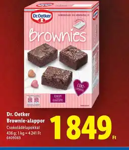 Lidl Dr. Oetker Brownie-alappor ajánlat