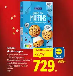 Lidl Belbake Muffinalapper ajánlat
