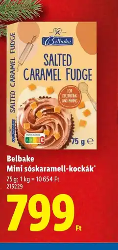 Lidl Belbake Mini sskaramell-kockák ajánlat