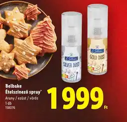 Lidl Belbake ÉTELSZÍNEZŐ spray ajánlat