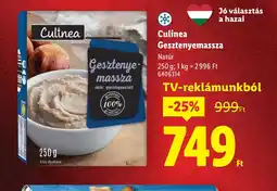 Lidl Culinea Gesztenyemassza ajánlat