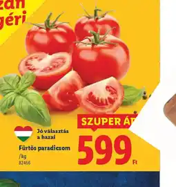 Lidl Fürtös paradicsom ajánlat