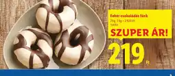 Lidl Fehér csokoládés fánk ajánlat
