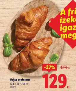 Lidl Vajas croissant ajánlat