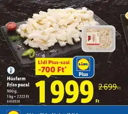 Lidl Húsfarm Friss pacal ajánlat
