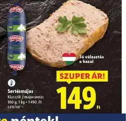 Lidl PIKOK Sertésmájas ajánlat