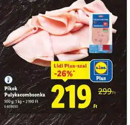 Lidl Pikok Pulykacombsonka ajánlat