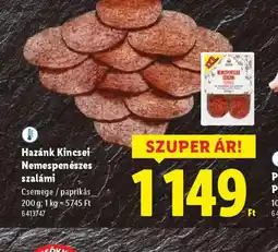 Lidl Hazánk Kincsei Nemespenészes Szalámi ajánlat