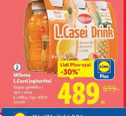 Lidl Milbona L.Casei joghurtital ajánlat