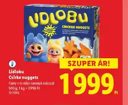 Lidl Lidlobú Csirke nuggets ajánlat