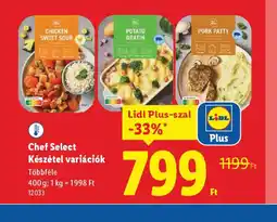Lidl Chef Select Készétel variácik ajánlat