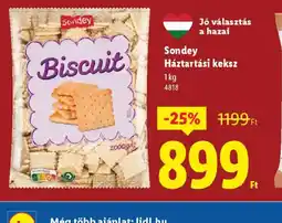 Lidl Sondey Háztartási keksz ajánlat