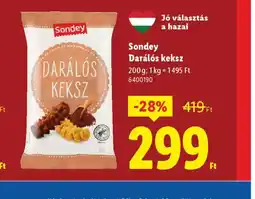Lidl Sondey Daráls keksz ajánlat