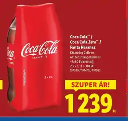 Lidl Coca Cola / Coca Cola Zero / Fanta Narancs ajánlat