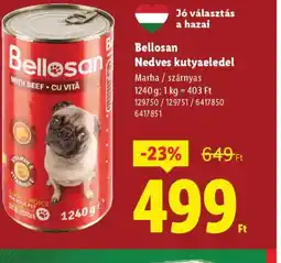 Lidl Bellosan Nedves kutyaeledel ajánlat