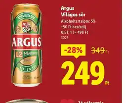 Lidl Argus ajánlat