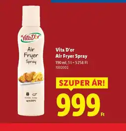 Lidl Vita D'or Air Fryer Spray ajánlat