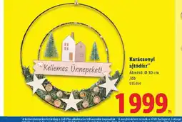 Lidl Karácsonyi ajtdísz ajánlat