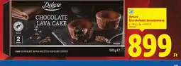 Lidl Deluxe Étcsokoládés lávasütemény ajánlat