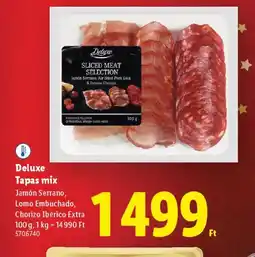 Lidl Deluxe Tapas mix ajánlat