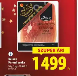 Lidl Deluxe Pármai sonka ajánlat
