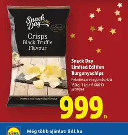 Lidl Snack Day Limited Edition Burgonyachips ajánlat