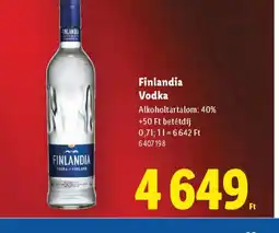 Lidl Finlandia Vodka ajánlat