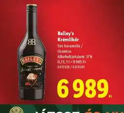 Lidl Bailey's Krémlikőr ajánlat