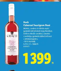 Lidl Koch Cabernet Sauvignon Rosé ajánlat