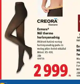 Lidl Esmara Női thermo harisnyanadrág ajánlat