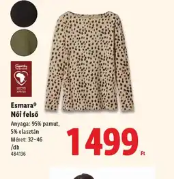 Lidl Esmara Női felső ajánlat
