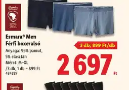 Lidl Esmara® Men Férfi boxerals ajánlat